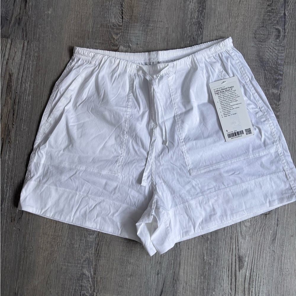 lululemon athletica Crisp White Athletic Shorts
